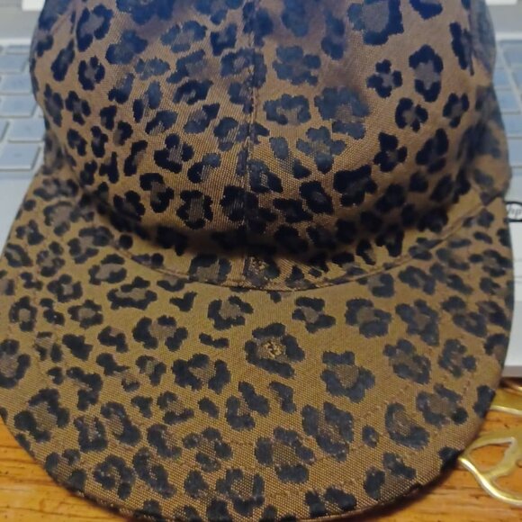 Fendi Vintage Cheetah 1970\'s Baseball Cap Unisex New No tags main image 4